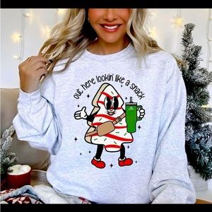 Gildan 50/50
Unisex Ash Crewneck Sweatshirt
Sublimation design used.